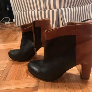 Brown and Black Sam Edelman boots